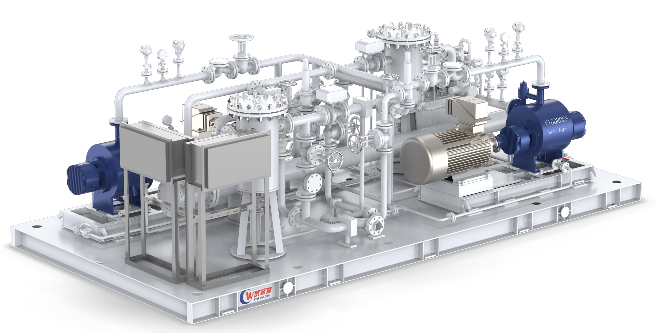 Unattended intelligent multiphase pump skid system - Weigeshi Pump ...